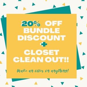Help me clear out my closet! ⬇️ Prices & Discounts